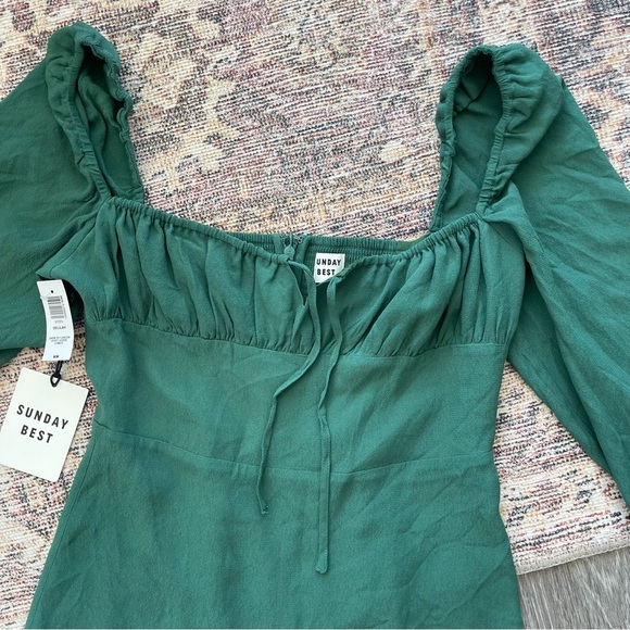 NWT Aritzia Delilah Long Sleeve Dress, M - Picture 9 of 10